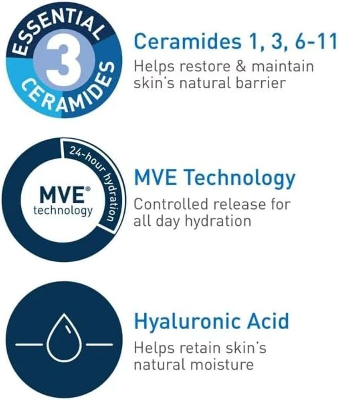 CeraVe Moisturizing Cream 453g Daily Face And Body Moisturizer - Pack Of 1